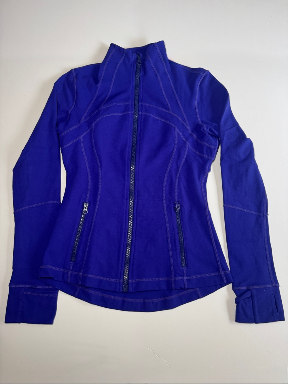 Y2K Lululemon Define Jacket Royal Blue Full Zip Luon Size 8